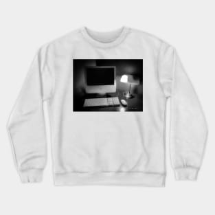 Days Of Homework - Black And White Crewneck Sweatshirt